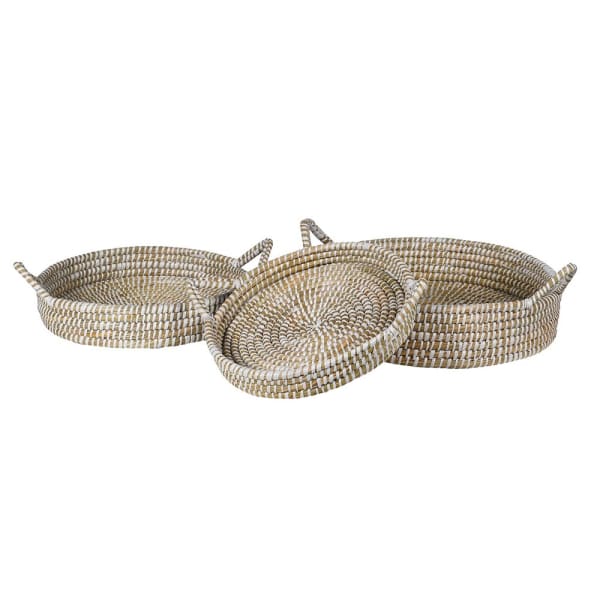 Large Woven Round Tray