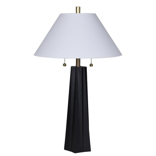 Black Pillar Table Lamp