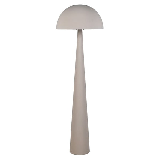 Mushroom Cement Wash Floor Lamp