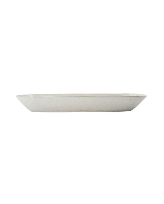 White/Grey Porcel Dish 35cm