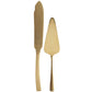 Gold Cake Server Set