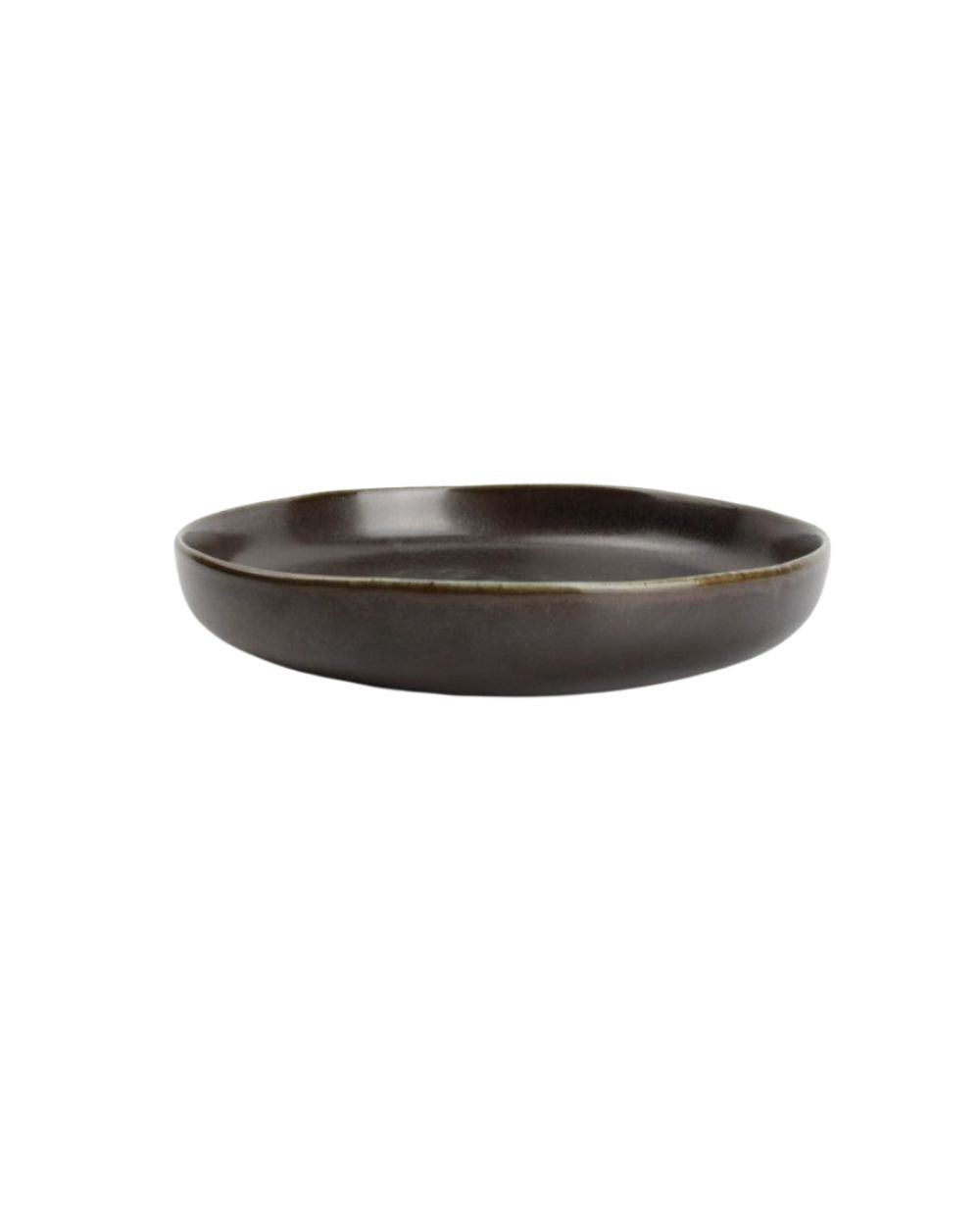 Ebony Deep Plate 22cm