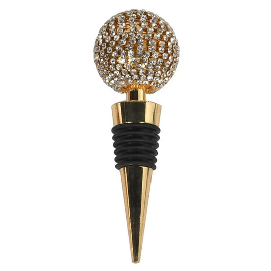 Gold Diamante Bottle Stopper