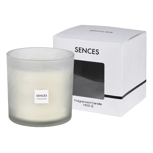 Sences Large White 3 Wick Candle