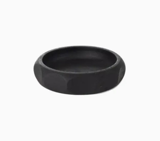 Black Acacia Wood Bowl 11cm