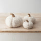 White Sherpa Pumpkin 9cm