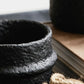 Black Cement Pot 12cm
