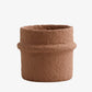 Rust Cement Pot 12cm