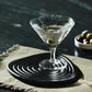 Enoki Black Table Mat 20cm