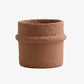 Rust Cement Pot 12cm