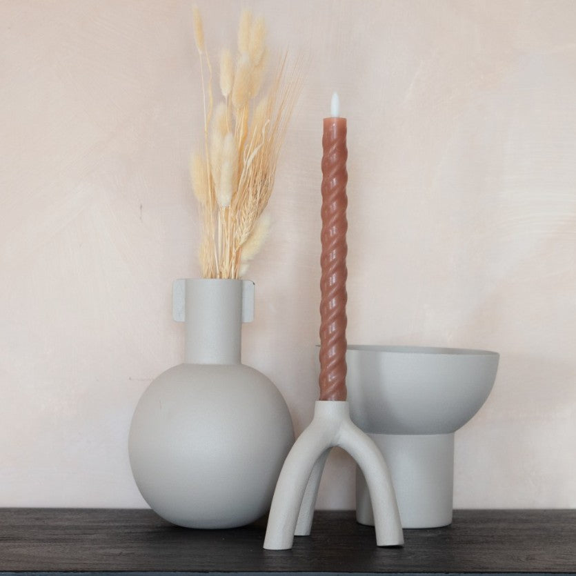 Off White Bowl on Foot 17cm