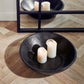 Wooden Round Black Dish 40cm
