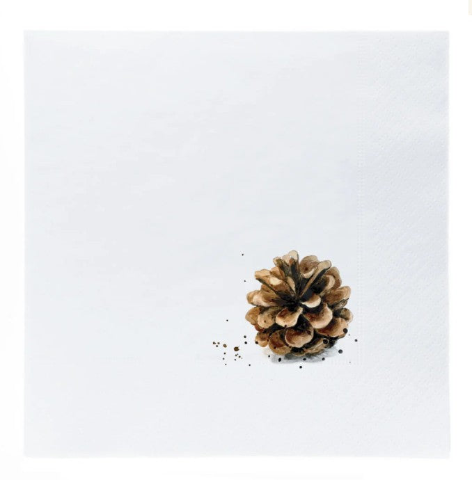 Pinecone Paper Napkins 20Pk