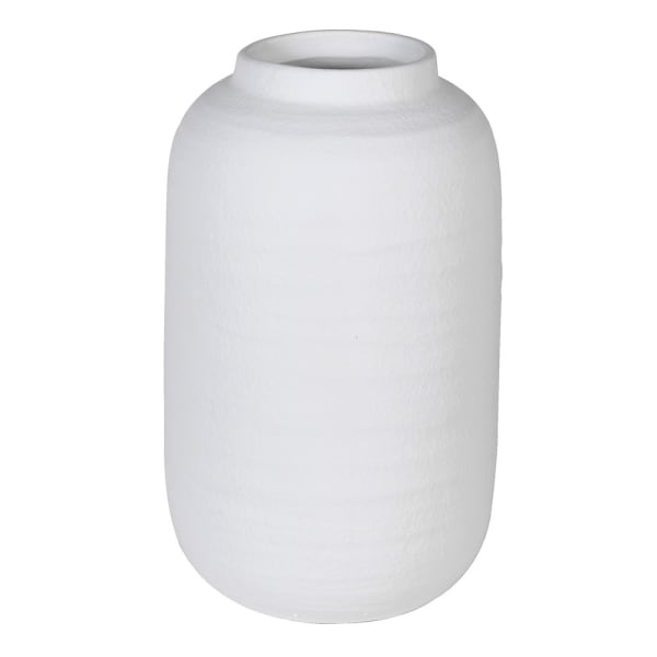 Small White Ceramic Vase