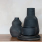 Terracotta Black Vase 22cm