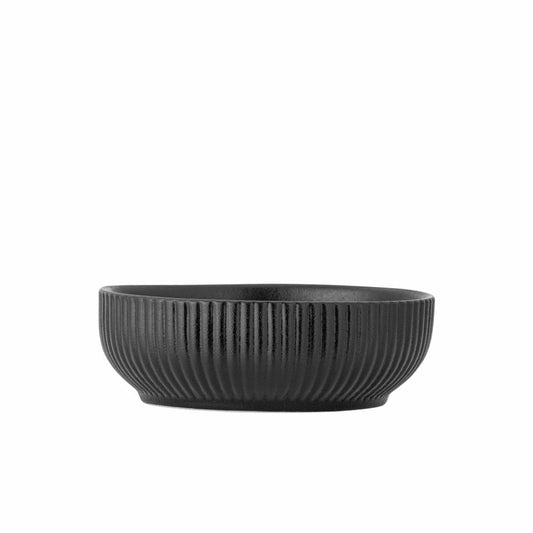 Nero Black Stoneware Bowl 17cm