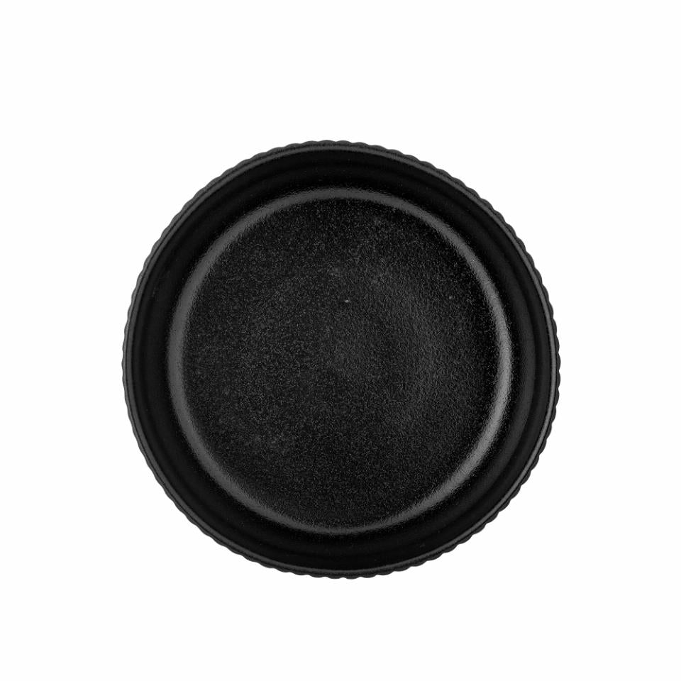 Nero Black Stoneware Bowl 17cm