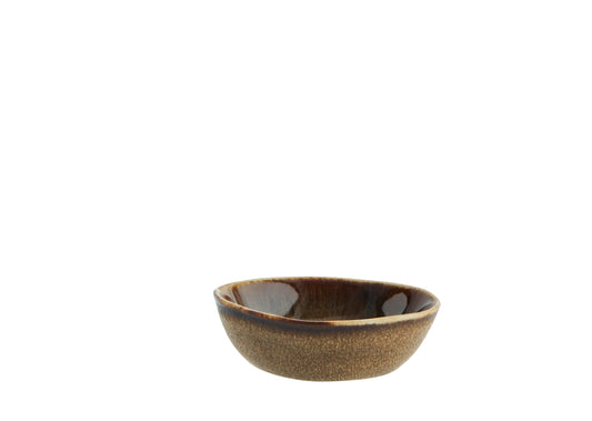 Brown Stoneware Bowl 8.5cm