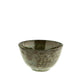 Green/Brown Stoneware Bowl 12cm