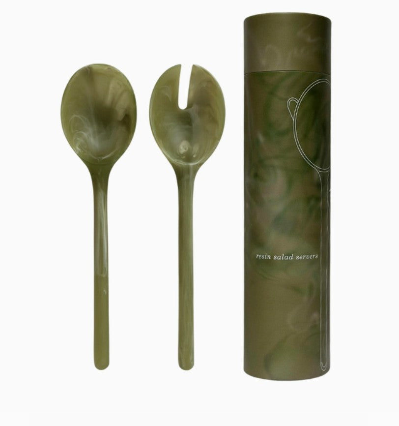 Olive Resin Salad Servers 29.5cm