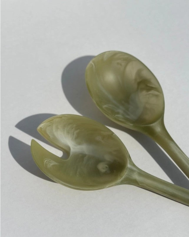 Olive Resin Salad Servers 29.5cm