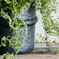 Black Cement Pot 12cm