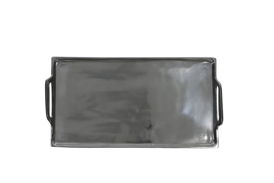 Nickel Silver Tray 30x53cm with Handles
