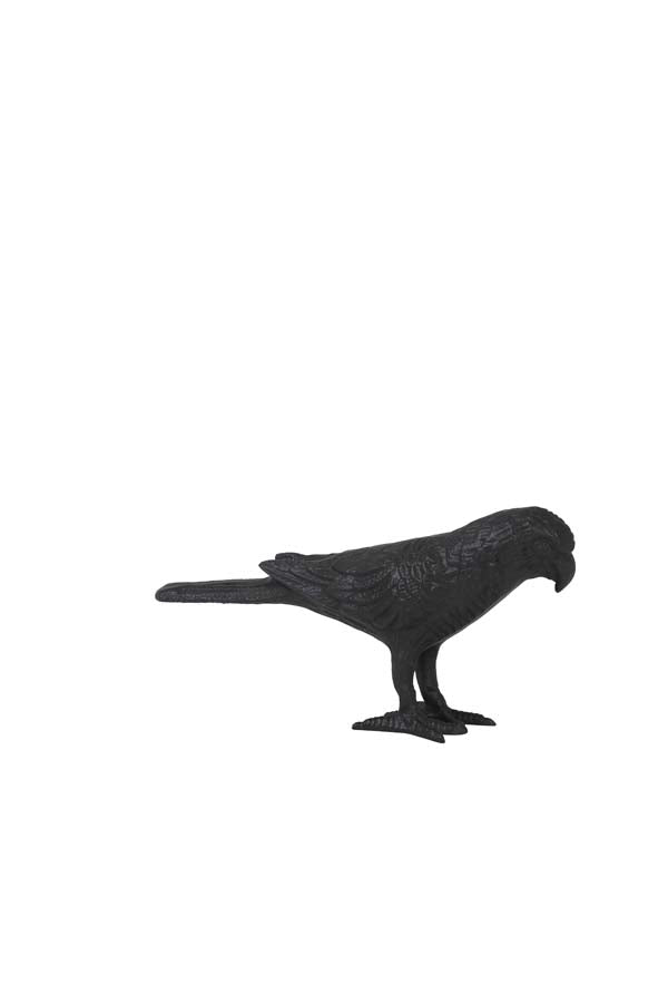 Matt Black Bird Ornament