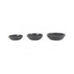 Black Wood Bowls S/3