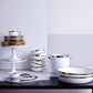 Silver & White Tall Cake Stand