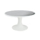 Silver & White Tall Cake Stand