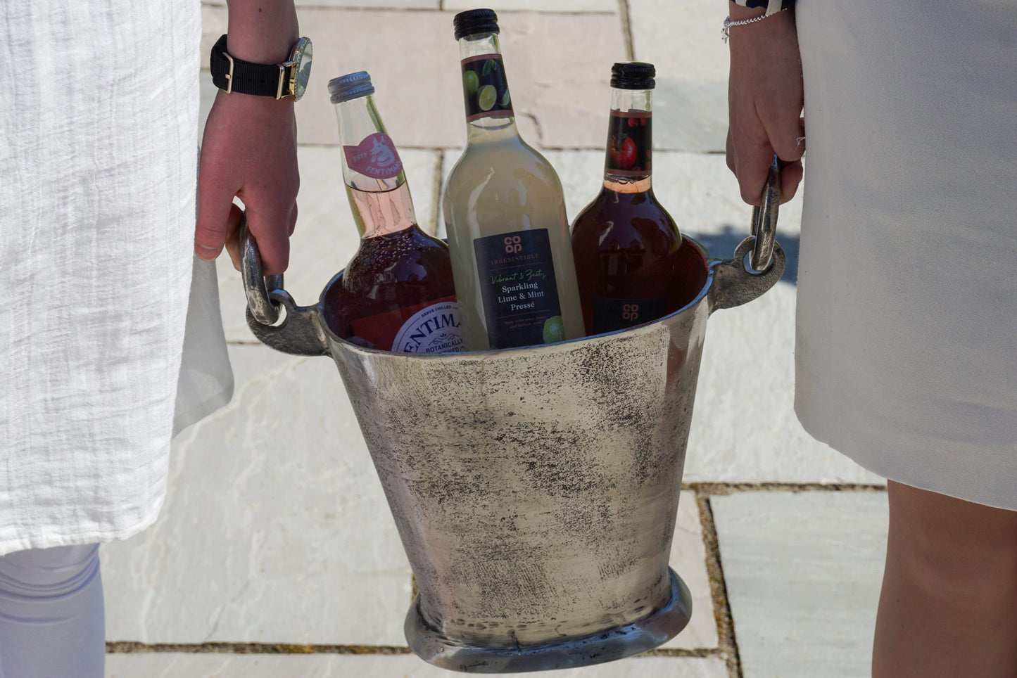 Rustic Metal Wine Cooler