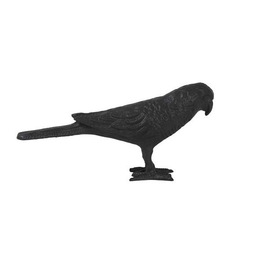 Matt Black Bird Ornament