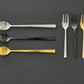 Satin Latte Spoons 4 x 4pc