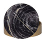 Black Marble Effect Coasters Set of 4