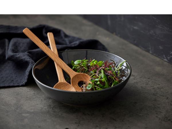 Oak Salad Servers